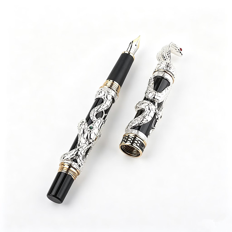 Vintage Collectible Pens - قلم حبر فاخر من جينهاو بنقش