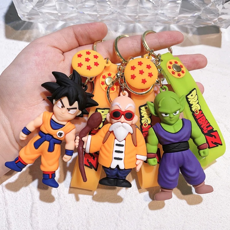 Vintage Collectible Figurines - سلسلة مفاتيح أنمي دراغون بول، مجوهرات