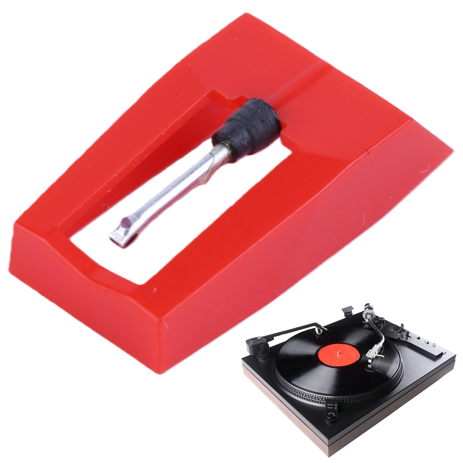 4 قطع إبر مشغل أسطوانات، إبر ب - مراجعة Record Player Needle وسعره