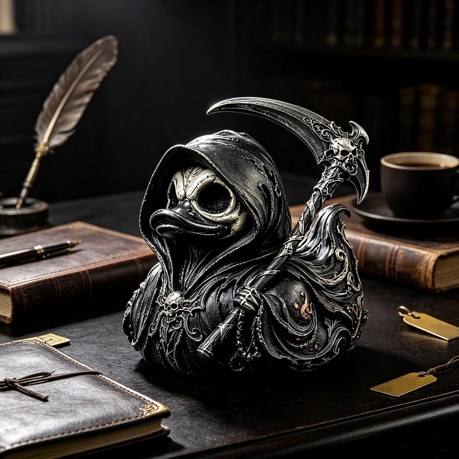 بطة قوطية قابلة للجمع بتصميم G - مراجعة Vintage Collectible Figurines وسعره