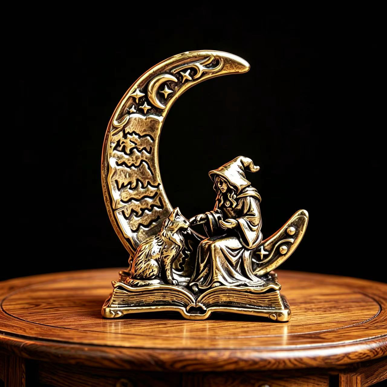تمثال زخرفي نحاسي على شكل ساحر - مراجعة Vintage Collectible Figurines وسعره