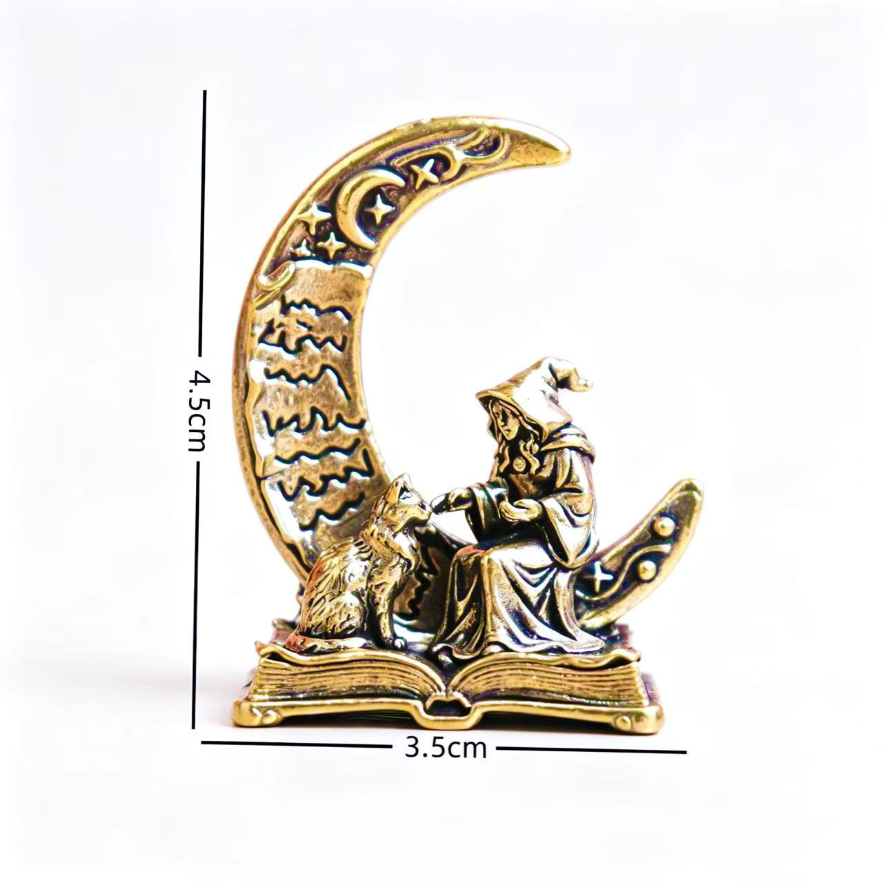 تمثال زخرفي نحاسي على شكل ساحر - مراجعة Vintage Collectible Figurines وسعره