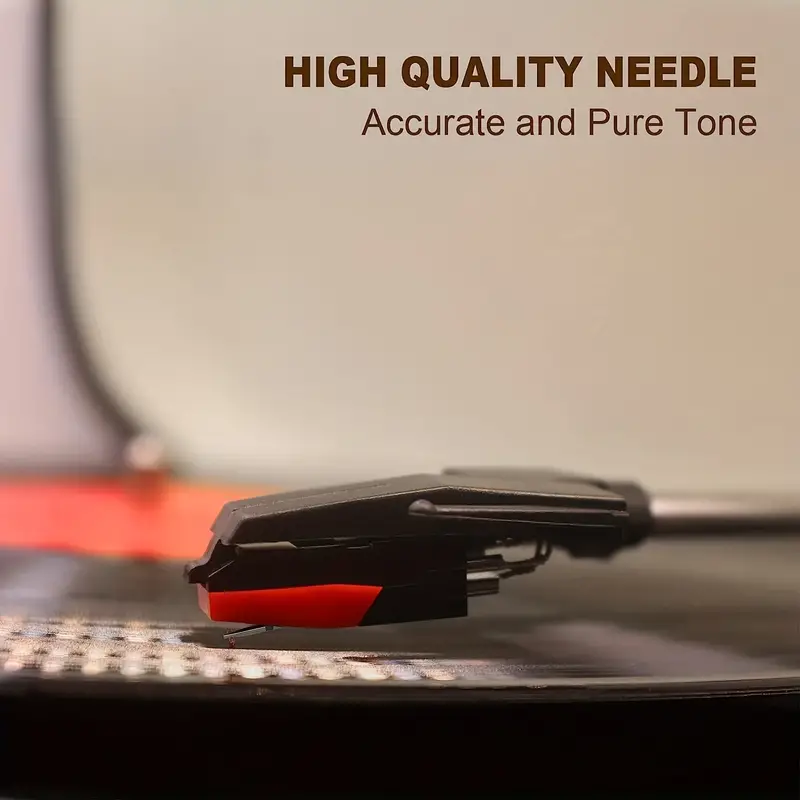 6 قطع إبر مشغل أسطوانات من الي - مراجعة Record Player Needle وسعره