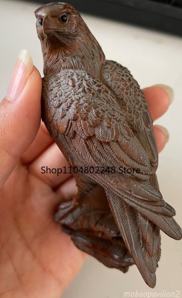 تمثال نسر منحوت يدويًا من خشب  - مراجعة Vintage Collectible Figures وسعره