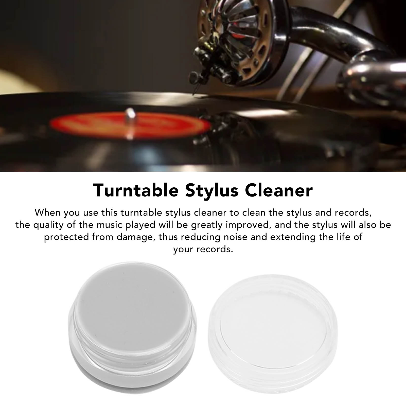 المحمولة القرص الدوار جل نظيف  - مراجعة Record Player Needle وسعره