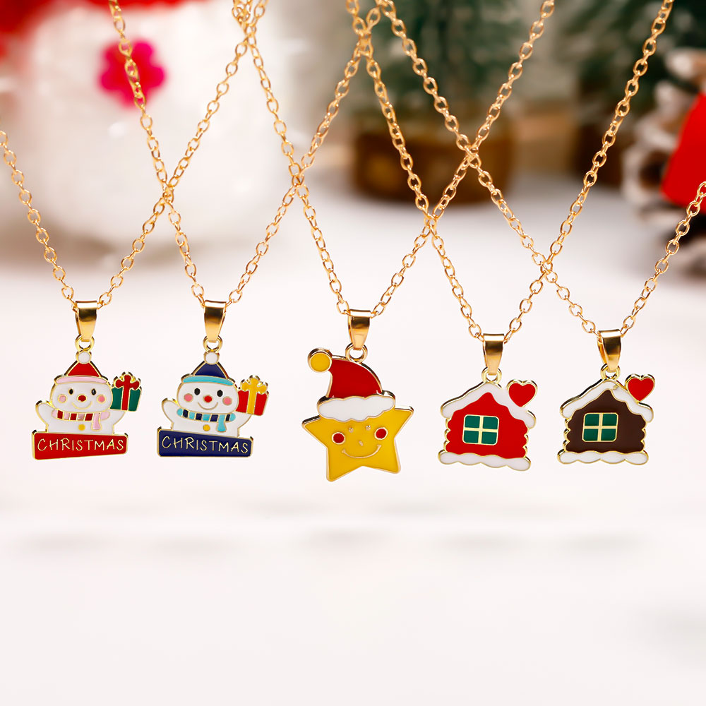 عيد الميلاد مجموعة قلادة ، الح - مراجعة Vintage Collectible Santa وسعره