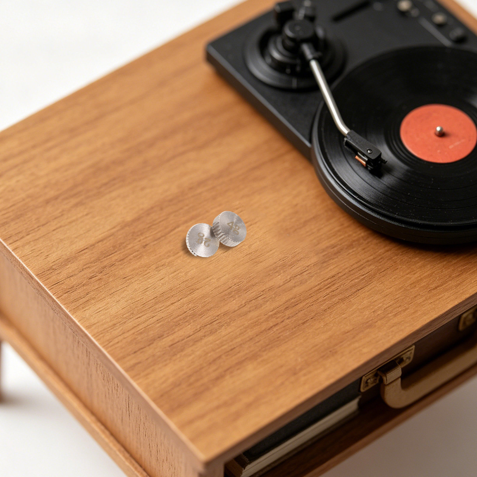 قطعتان من أوزان رأس القرص الدو - مراجعة Record Player Needle وسعره