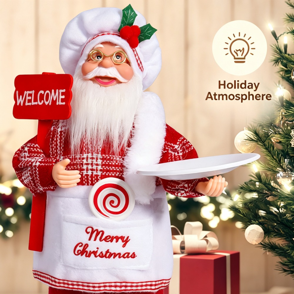 قطعة زينة مكتبية على شكل سانتا - مراجعة Vintage Collectible Santa وسعره