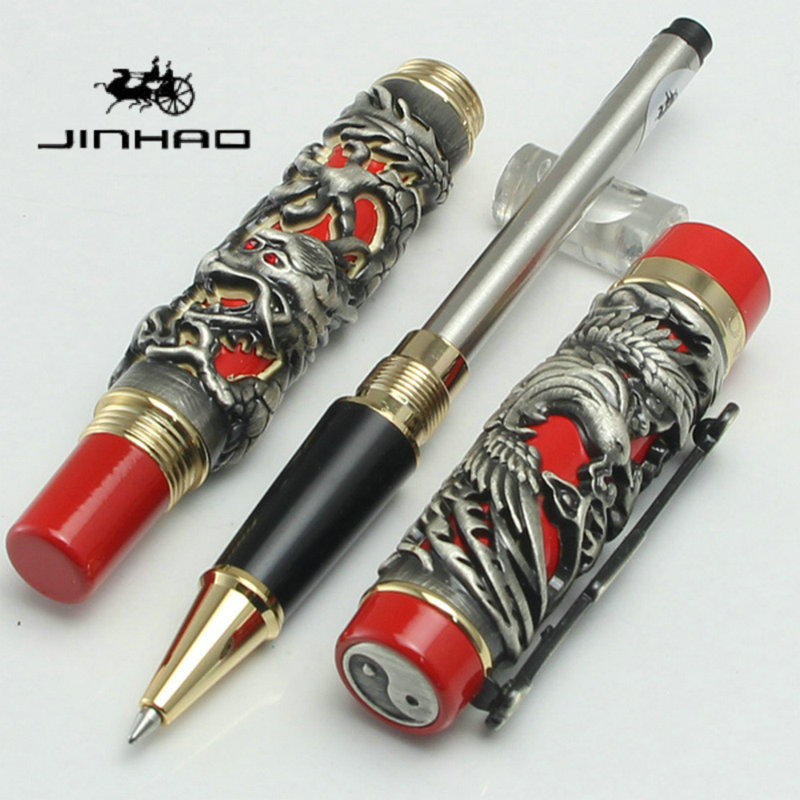 قلم حبر جاف JINHAO بتصميم التن - مراجعة Vintage Collectible Pens وسعره